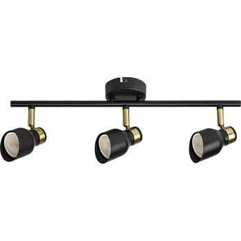 Černo-zlaté stropní svítidlo Lilou pro žárovku 3x GU10 - Rabalux - 73049 - 73049