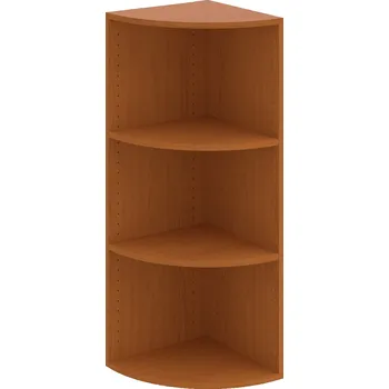 Policová skříň DR 3 L – Skříň vnější roh levý 111 cm - Třešeň