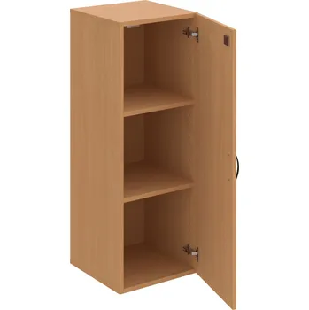 Policová skříň DZ 3 40 01 – Skříň policová dvéřová 111 × 40 cm - Buk , Buk , UCO – černá