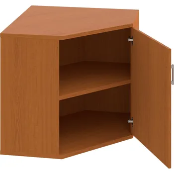 Policová skříň SRV 2 01 P – Skříň vnitřní roh pravá 76,8 cm - Třešeň , Třešeň , USH – hranatá