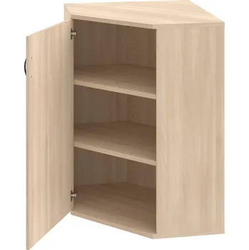 Policová skříň SRV 3 01 L – Skříň vnitřní roh levá 115,2 cm - Akát , Akát , UCO – černá