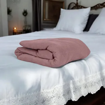 Prostěradlo PROSTĚRADLO JERSEY S GUMOU 180x210 PUDROVÁ RŮŽOVÁ