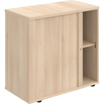 SPRZ 80 40 L – Skříňka ke stolu, roletová, levá, š. 80 cm - Akát , Akát , Akát