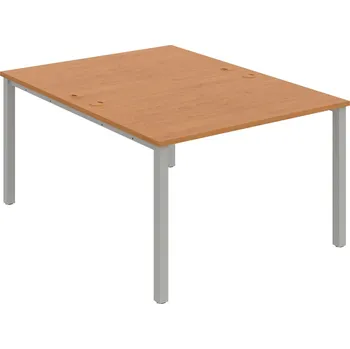 Psací stůl USD 1200 – Stůl pracovní 120 × 160 cm - Olše , Šedý kov