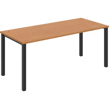 Psací stůl US 1800 – Stůl pracovní rovný 180 cm - Olše , Černý kov