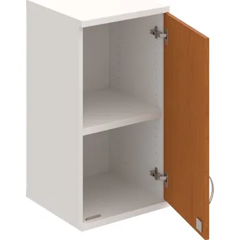 Policová skříň SZ 2 40 01 P H – Skříň policová dvéřová 76,8 × 40 cm - Třešeň , Bílá , USN – Hobis