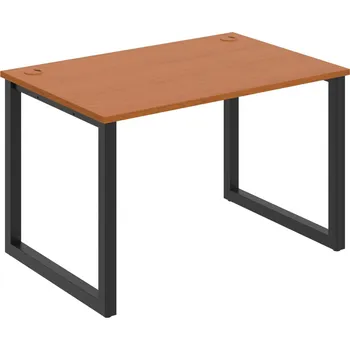 Psací stůl US O 1200 – Stůl pracovní délky 120 cm - Třešeň , Černý kov