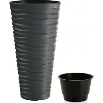 Květináč Prosperplast Sand DPSA350 květináč 35 cm - Antracit