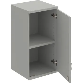 Policová skříň SZ 2 40 01 P H – Skříň policová dvéřová 76,8 × 40 cm - Šedá , Šedá , USN – Hobis