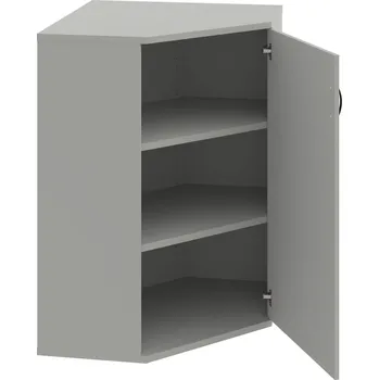 Policová skříň SRV 3 01 P – Skříň vnitřní roh pravá 115,2 cm - Šedá , Šedá , UCO – černá