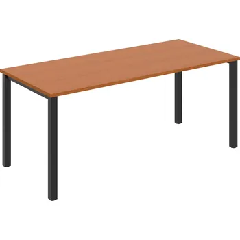 Psací stůl UJ 1800 – Stůl jednací rovný 180 cm - Třešeň , Černý kov