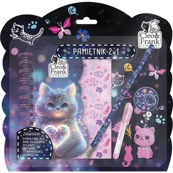 Diář Diář se zámkem Kidea Cute s doplňky