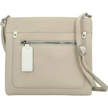 Kabelka Stylová dámská koženková crossbody kabelka Walida, krémová