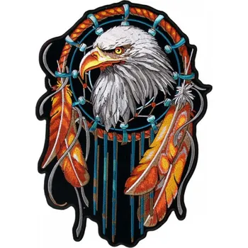 Nášivka Moto nášivka BS Eagle Dream Catcher XXL na záda 30 cm x 21 cm