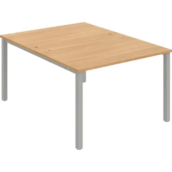 Psací stůl USD 1200 – Stůl pracovní 120 × 160 cm - Dub , Šedý kov