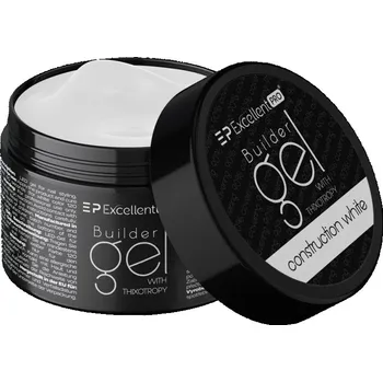 Přípravek na nehty EXCELLENT PRO STAVEBNÍ UV/LED GEL S TEKUTOU PAMĚTÍ - CONSTRUCTION WHITE 15g