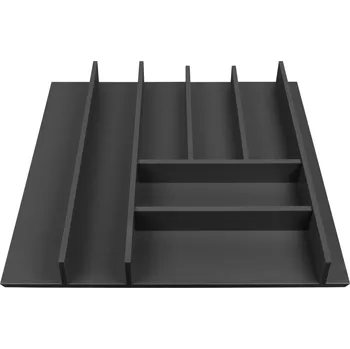 Organizace kuchyně Příborník Elletipi Wood Line pro zásuvky 60 cm, černý buk,PLA O50060 BLT18