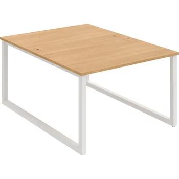 Psací stůl USD O 1200 – Stůl pracovní 120 × 160 cm - Dub , Bílý kov