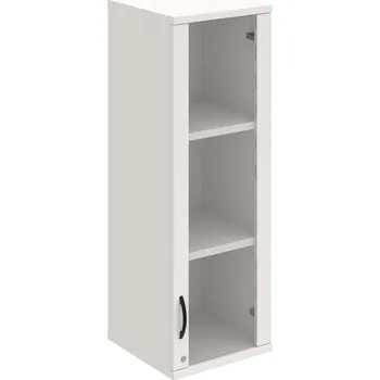 Policová skříň SZ 3 40 02 P H – Skříň policová dvéřová 115,2 × 40 cm - Bílá , Bílá , UCO – černá