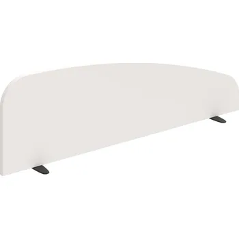 PA 1400 S – Paraván na desku 135 cm - Bílá , Černý kov