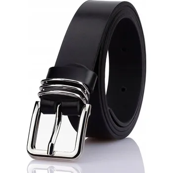 Opasek Pásek dámský Gracio kožený černý 130 cm klasická spona