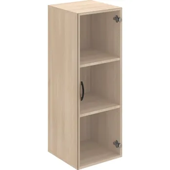 Policová skříň D 3 40 02 – Skříň policová dvéřová 111 × 40 cm - Čiré , Akát , UCO – černá