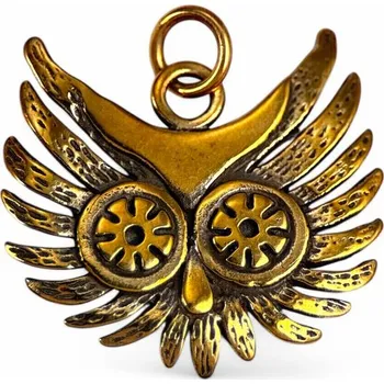 Přívěsek Drakkaria VÝR - sova, přívěšek, bronz