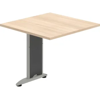 Psací stůl FP 801 – Stůl spojovací 80 cm - Akát , Šedý kov