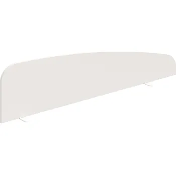 PA 1800 S – Paraván na desku 175 cm - Bílá , Černý kov