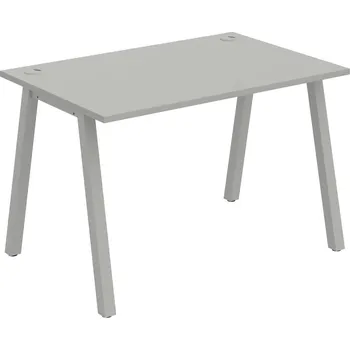 Psací stůl US A 1200 – Stůl pracovní délky 120 cm - Šedá , Šedý kov