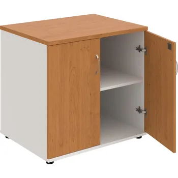 SPZ 80 60 N – Skříňka ke stolu, zavřená, š. 80 cm, léta napříč - Olše , Bílá , USN – Hobis