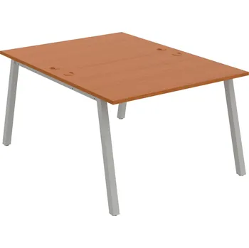 Psací stůl USD A 1200 – Stůl pracovní 120 × 160 cm - Třešeň , Šedý kov