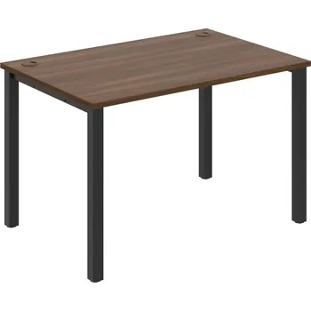 Psací stůl US 1200 – Stůl pracovní rovný 120 cm - Ořech , Černý kov