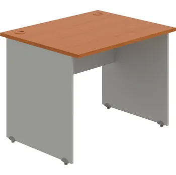 Psací stůl GS 1200 – Stůl pracovní rovný 120 cm - Třešeň , Šedá