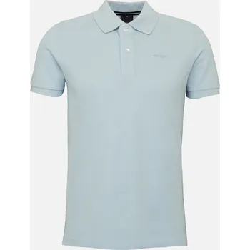 Pánské tričko Světle modré pánské polotričko Geox - Pánské GEOX šedá 3270868