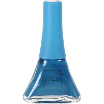Lak na nehty EP line LUKKY Lak na nehty Lollipopz dětský Modrý slupovací 5,5ml na kartě