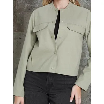 Dámský kabát Sinsay - Bunda s viskózou - neonová - 147EM-71X - 147EM-71X-XS