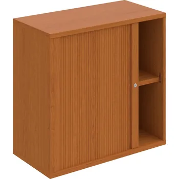 Policová skříň SZ 2 80 03 L – Skříň policová roletová levá 76.8 × 80 cm - Třešeň , Třešeň