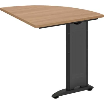 Psací stůl FP 901 P – Stůl spojovací pravý - Višeň , Černý kov