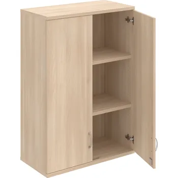 Policová skříň SZ 3 80 01 H – Skříň policová dvéřová 115,2 × 80 cm - Akát , Akát , USN – Hobis