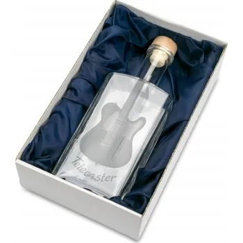 Láhev Skleněná láhev na kořalku 0,5 l - El. kytara Telecaster
