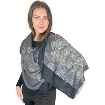 Šála Šál Pašmína - Belora - Černá