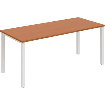 Psací stůl UJ 1800 – Stůl jednací rovný 180 cm - Třešeň , Bílý kov