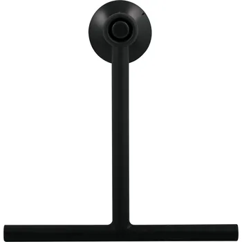 Stěrka na okno Spirella sprchová stěrka s přísavkou TIM, černá, plast, 22 cm
