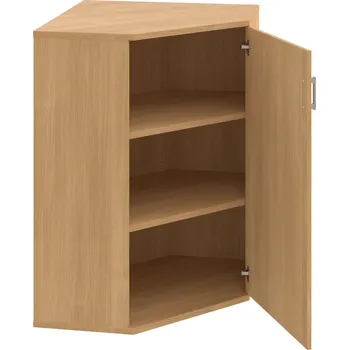 Policová skříň SRV 3 01 P – Skříň vnitřní roh pravá 115,2 cm - Dub , Dub , USH – hranatá