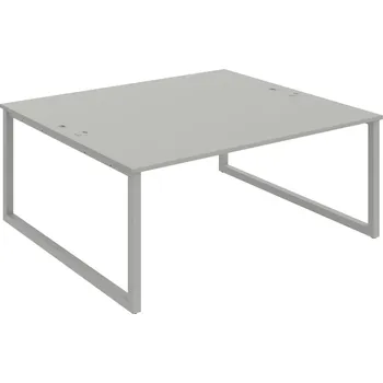 Psací stůl USD O 1800 – Stůl pracovní 180 × 160 cm - Šedá , Šedý kov