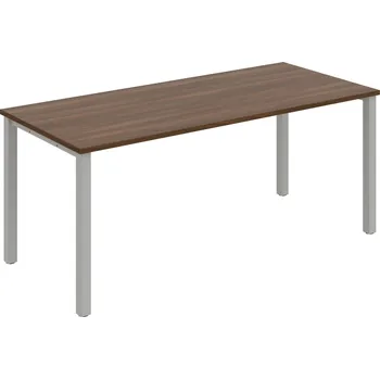 Psací stůl UJ 1800 – Stůl jednací rovný 180 cm - Ořech , Šedý kov