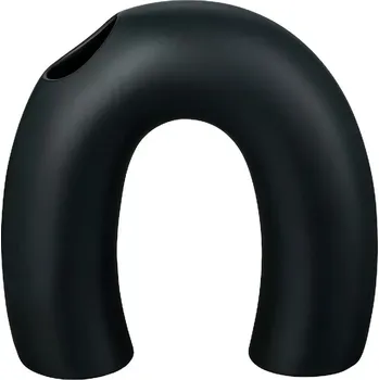 Váza Váza KAGETSU 18 cm, černá, kamenina, Blomus