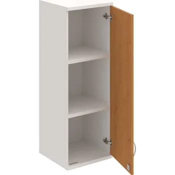 Policová skříň SZ 3 40 01 P H – Skříň policová dvéřová 115,2 × 40 cm - Olše , Bílá , USN – Hobis