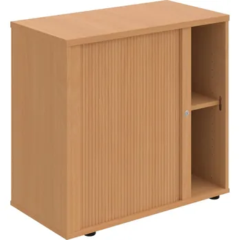 SPRZ 80 40 L – Skříňka ke stolu, roletová, levá, š. 80 cm - Buk , Buk , Buk